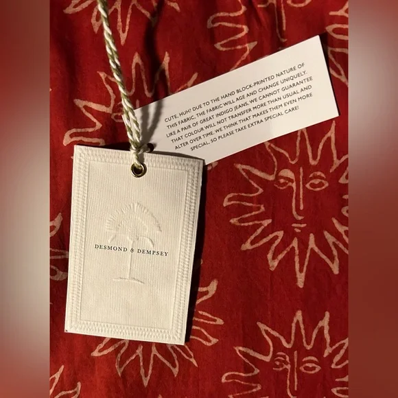 NWT DESMOND & DEMPSY PRINT COTTON VOILE DAY/NIGHT DRESS XS - Picture 6 of 6